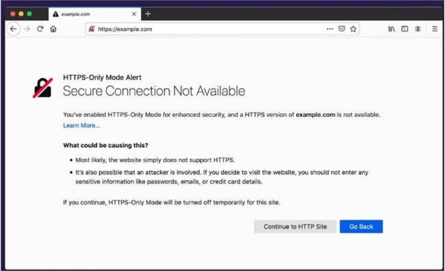 Firefox 83瀏覽器引入僅支持HTTPS模式 HTTP需要用戶同意才可以訪問