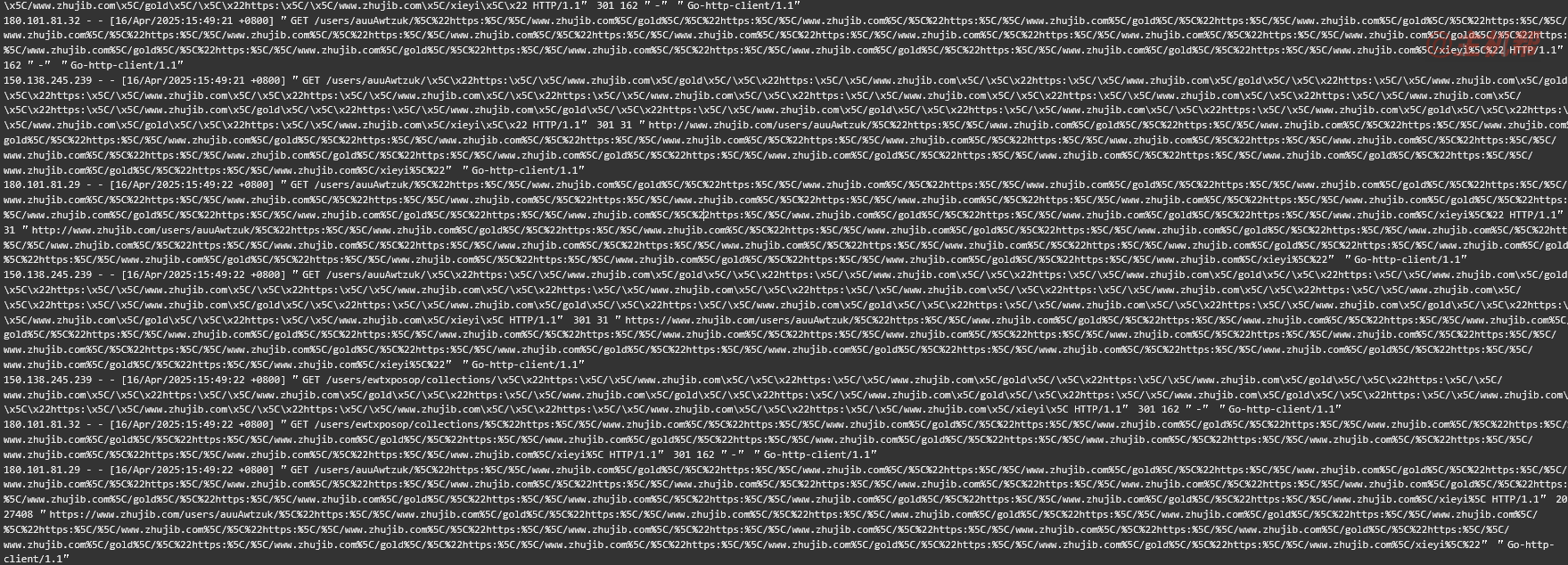 利用百度云防護攔截Go-http-client/1.1爬蟲請求